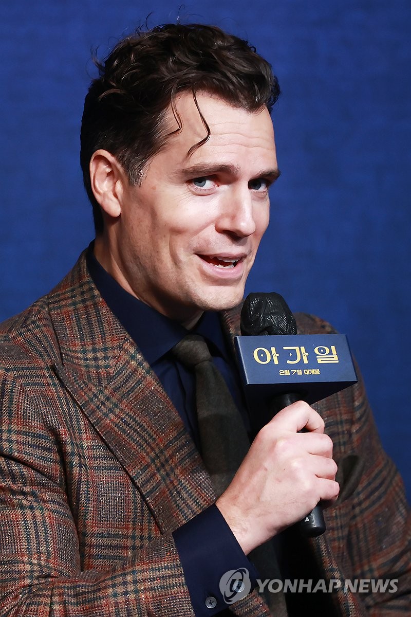 Hollywood actor Henry Cavill | Yonhap News Agency