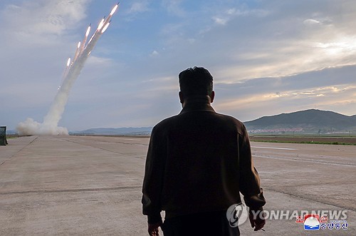 N. Korean leader guides show-of-force firing