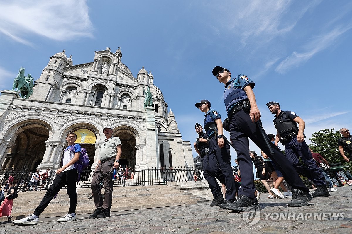 パリ五輪に派遣された韓国警察官