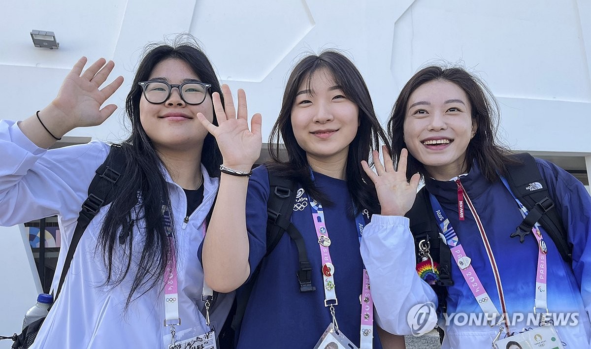 한국 사격 '킬러와 요정'의 인사