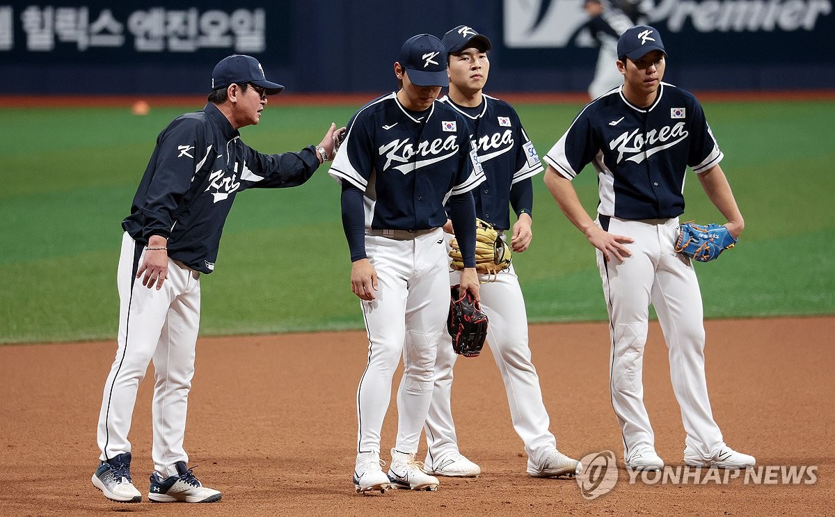 류중일 감독 대만전 선발 결정했지만 비밀…상무전 전원 등판