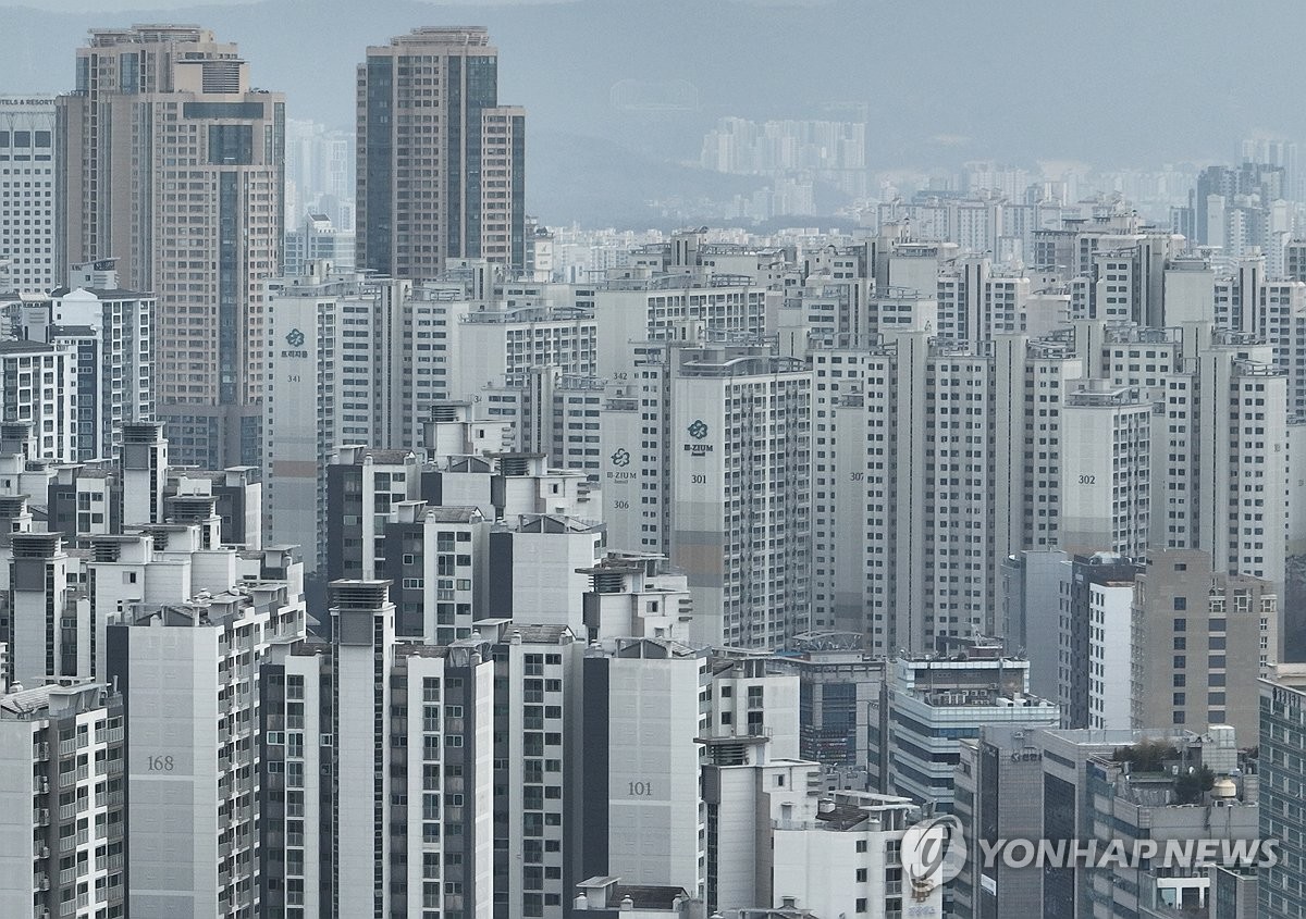 서울 아파트 단지 모습