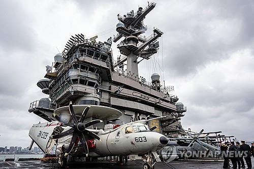 米国空母カール・ビンソンのレアポスター
