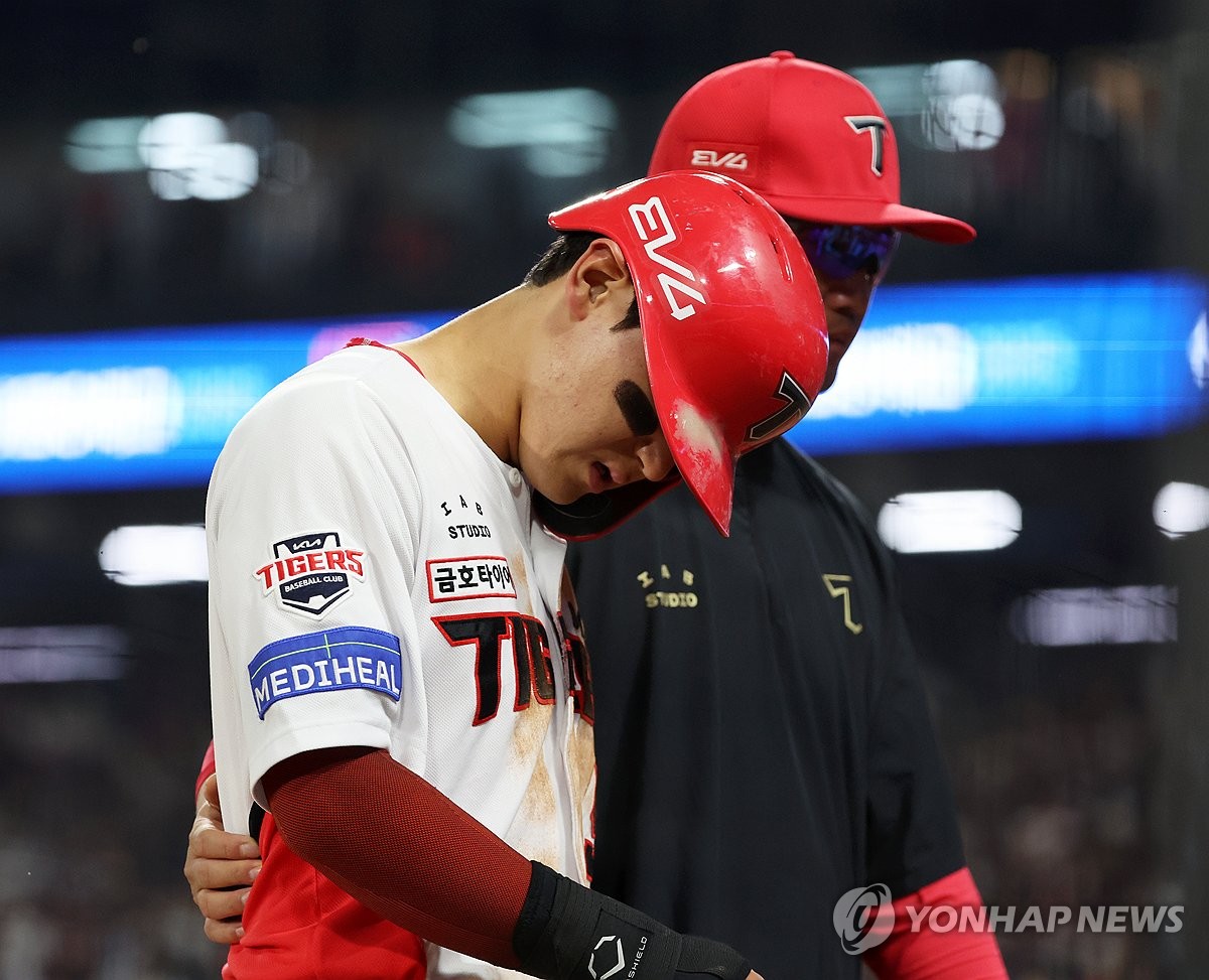 KIA 김도영, 세 번째 햄스트링 근육 손상…"전격 시즌 마감"(종합)