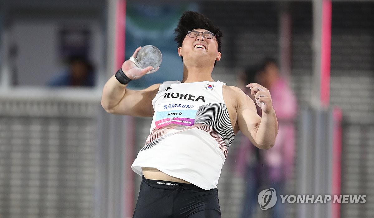 박시훈, 아시아육상선수권 포환 12위…"성장의 자양분"
