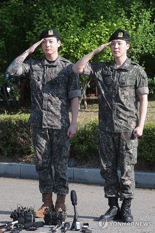 BTS' Jimin, Jungkook finish military service