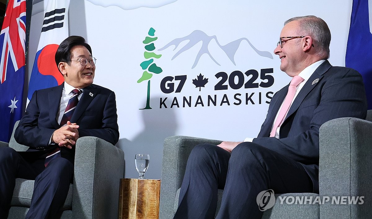 Lee, Australian PM agree to bolster cooperation on addressing N. Korea's nuclear issue
