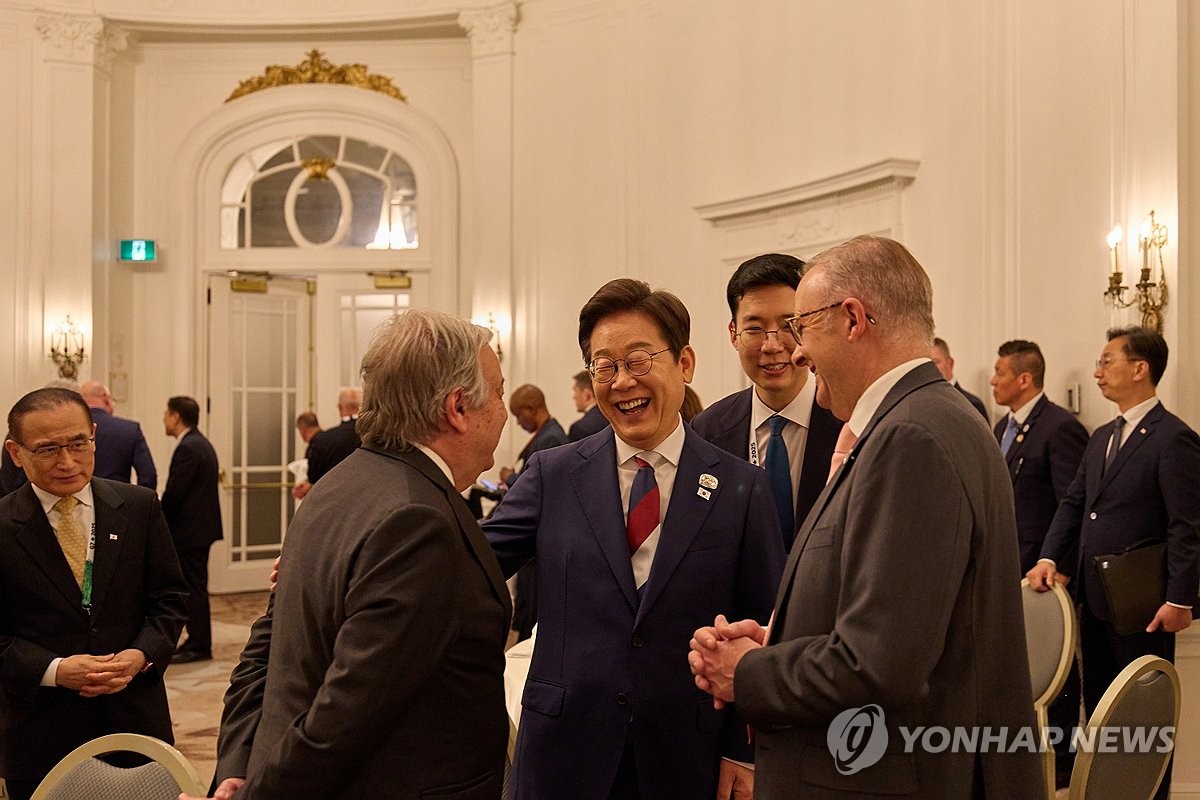 李대통령, 유엔 사무총장과 회담…G7 이틀 차 정상외교 박차