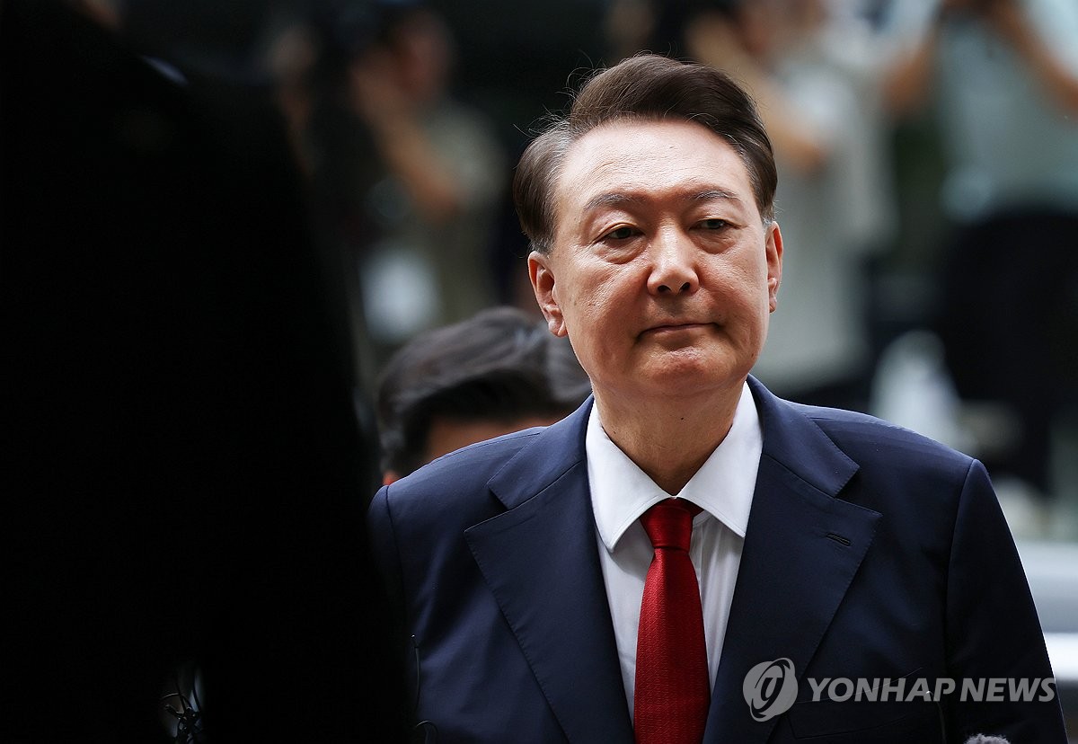 윤석열 전 대통령, 서울중앙지법 영장실질심사 출석 모습