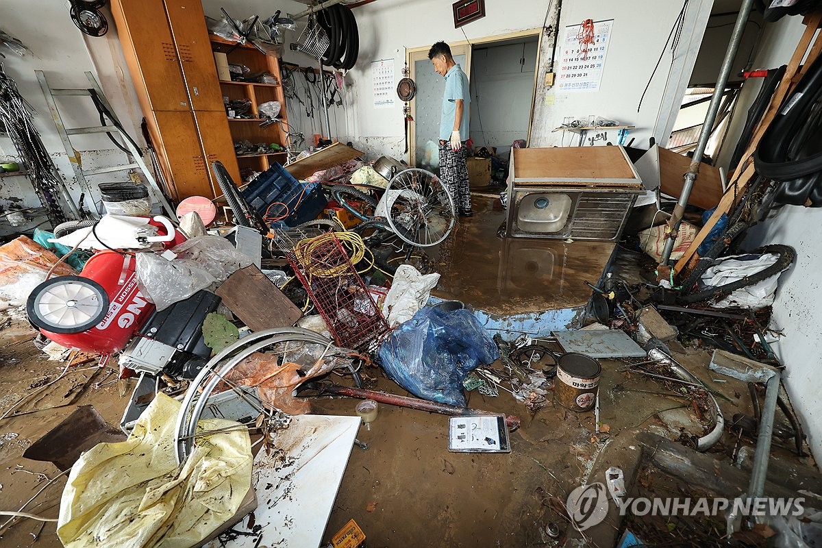 '사흘간 600㎜' 광주·전남 호우 피해 눈덩이…2천건…