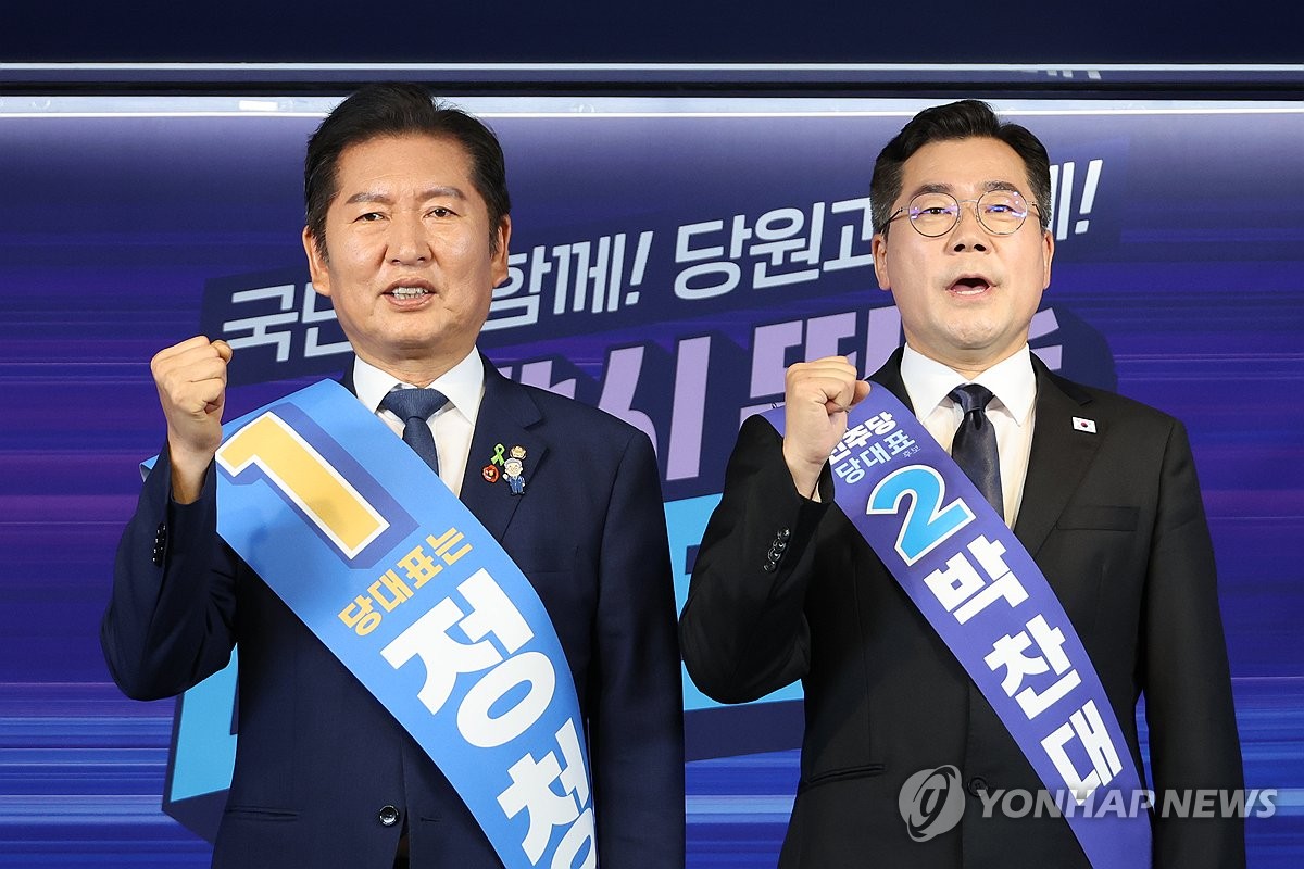鄭 "협치보다 내란척결"·朴 "김건희특검법 재발의"…강성 경쟁