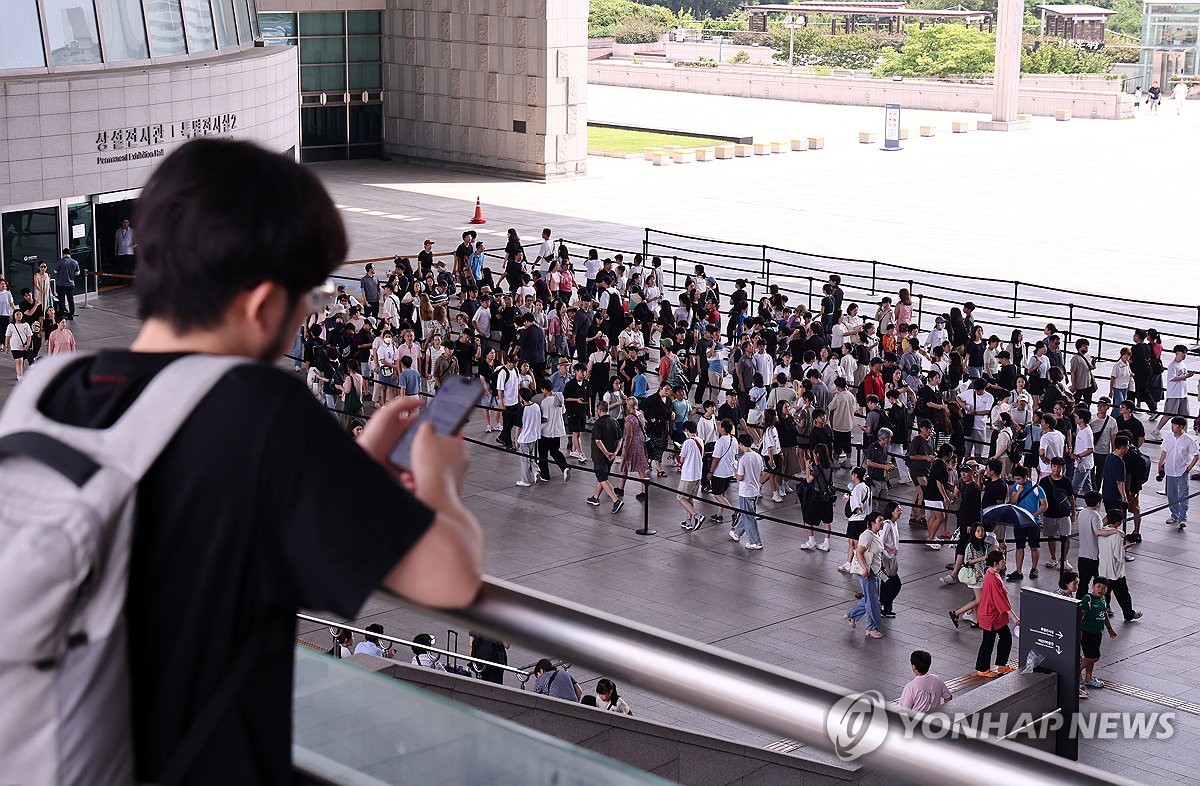 지난달 국립중앙박물관 관람객 70만명 육박