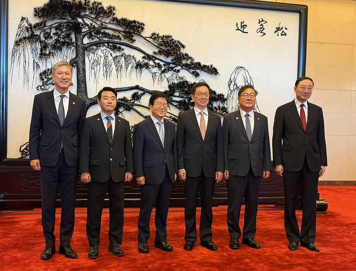 중국 부주석 만난 대통령 특사단