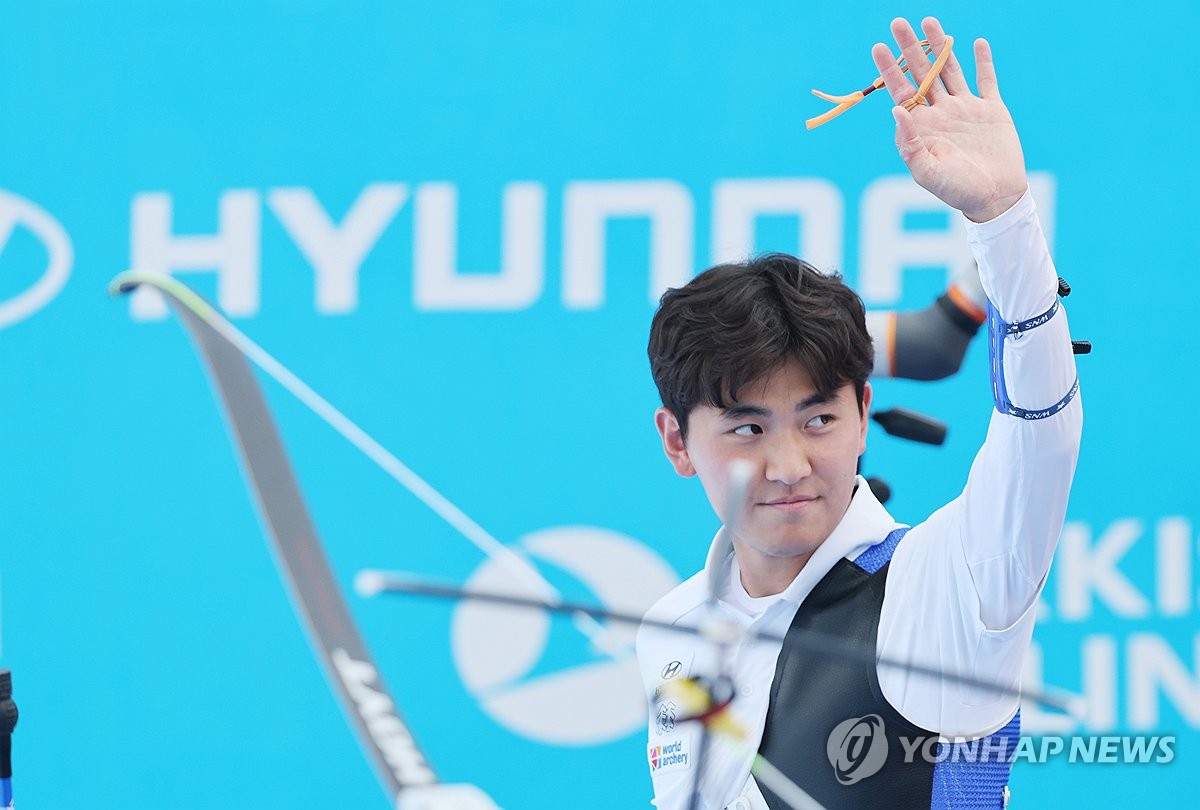 김제덕, 광주 세계양궁 개인전 동메달…생애 첫 메이저대회 입상