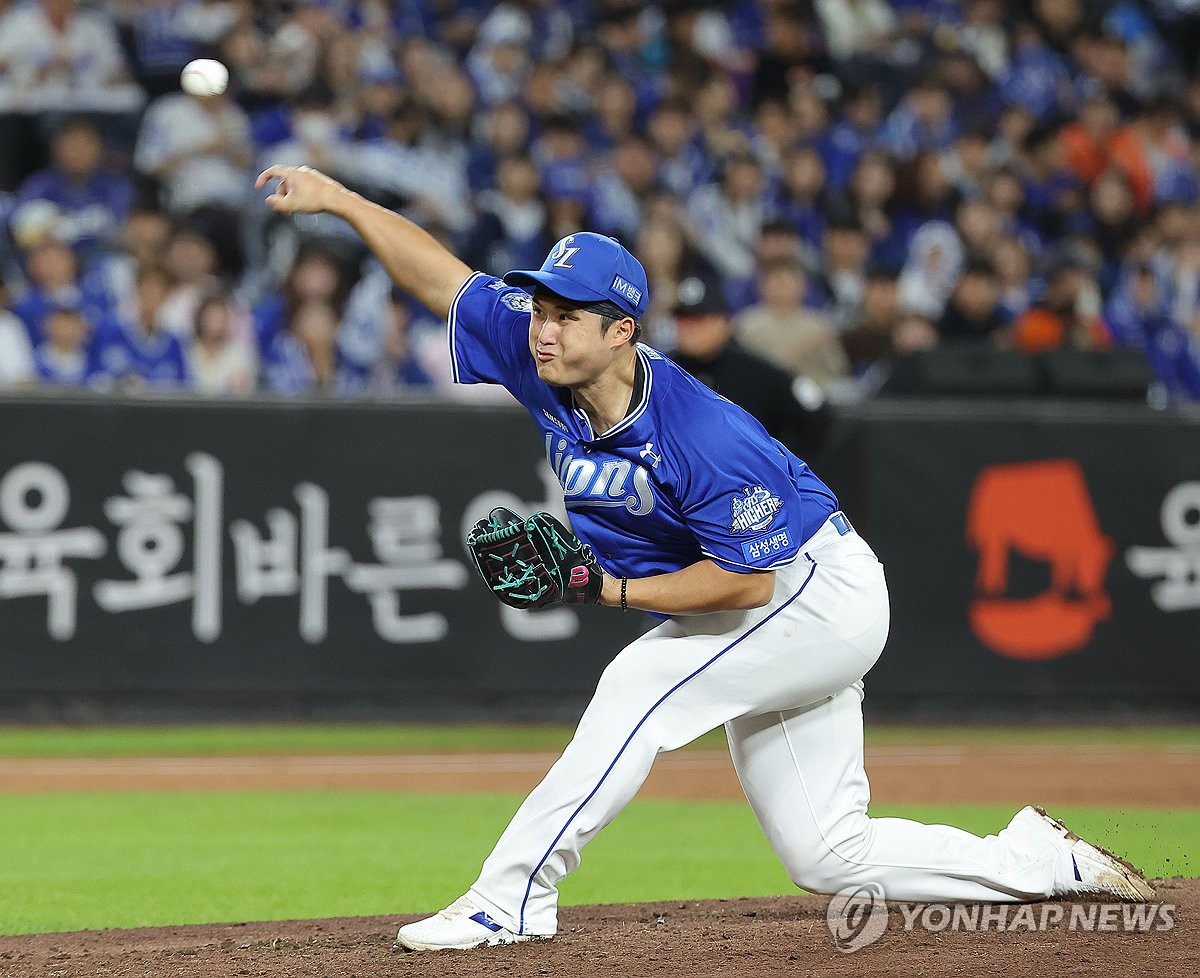 삼성 가을야구 마운드 '영웅' 최원태, PO 5차전은 3⅓이닝 5실점