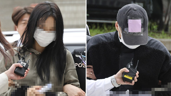 손흥민에 '임신 협박' 남녀 구속심사