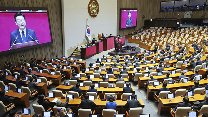 李대통령, 내년도 예산안 시정연설…%22AI시대 여는 대한민국 첫 예산%22